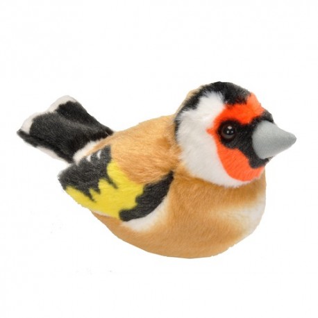 European goldfinch sound plush