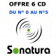 LOT 6 CD (N°0 à 5) SONATURA, la Revue qui donne la parole à la nature ! )