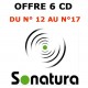 LOT 6 CD (N°12 à 17) SONATURA, la Revue qui donne la parole à la nature ! )
