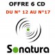 SONATURA : Collection complète de la Revue qui donne la parole à la nature ! 18 CD (N°0 à 17)