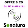 LOT 6 CD (N°6 à 11) SONATURA, la Revue qui donne la parole à la nature ! )