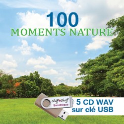 100 MOMENTS NATURE (5 CD WAV SUR CLÉ USB )