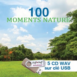 CLÉ USB : 100 Moments nature (5 CD WAV)