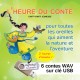 	L'HEURE DU CONTE : 6 CD CONTES EN WAV SUR CLÉ USB