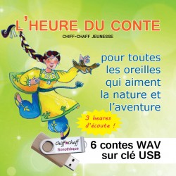 CLÉ USB : "L'HEURE DU CONTE" (6 CD enfants WAV)