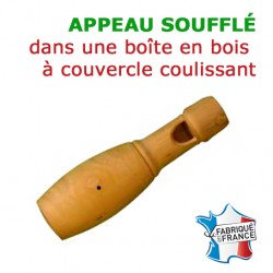 Appeau Chouette hulotte (livré dans une boîte en bois)