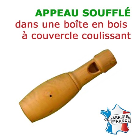 Appeau Chouette hulotte (livré dans une boîte en bois)