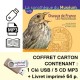 OISEAUX DE FRANCE, LES PASSEREAUX  (COFFRET CLÉ USB 5 CD MP3 + LIVRET)