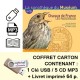 OISEAUX DE FRANCE, LES PASSEREAUX  (COFFRET CLÉ USB 5 CD MP3 + LIVRET)