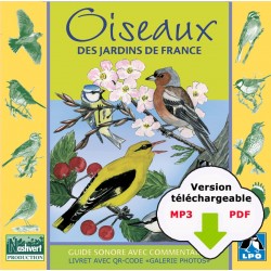 Oiseaux des jardins de France (CD MP3 + PDF livret à télécharger)