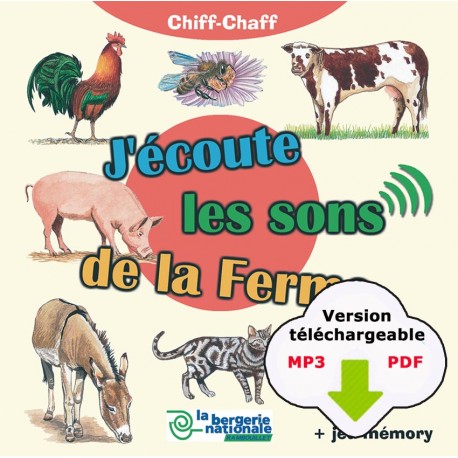 J'écoute les sons de la Ferme (CD MP3/PDF)