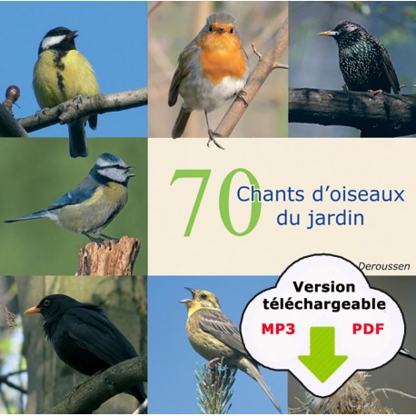  70 songs of birds from the garden (CD MP3 / BOOKLET)