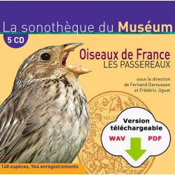 Birds of France (5 MP3-Cds + Printed booklet)