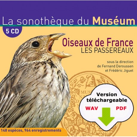 OISEAUX DE FRANCE LES PASSEREAUX (5 CD MP3/LIVRET)