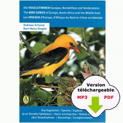 USB KEY: The birds of Europe (17 MP3 CDs)