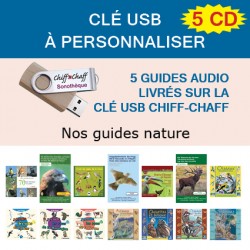 CLÉ USB : 5 CD "Guides naturalistes" au choix