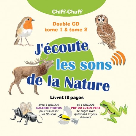 DOUBLE CD J'écoute les sons de la nature (tomes 1 & 2)