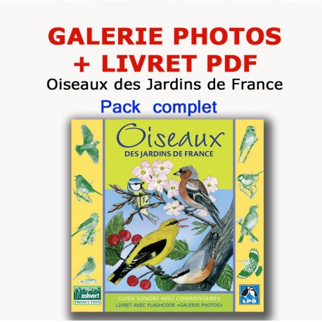 PACK Oiseaux des Jardins de France