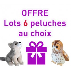 OFFRE : 6 peluches sonores au choix