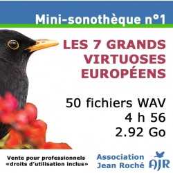 Mini-Sonothèque n°1 : Les 7 grands virtuoses européens (Jean Roché - Droits inclus)