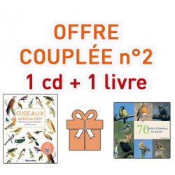OFFRE COUPLÉE Nr 2: LIVRE "Agenda 2024"+ CD "70 chants d'oiseaux"