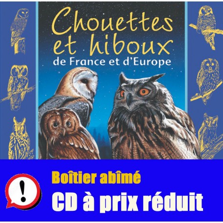 Chouettes et hiboux de France et d'Europe (CD) [REMISE "Boîtier abîmé"]