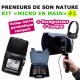 KIT "MICRO EN MAIN" Nr 1 - Valise micro parabolique + enregistreur + casque