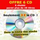 OFFRE REMISE : 6 CD AUDIO AU CHOIX