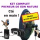 Kit complet pour preneur de son nature : micro grande parabole + enregistreur + casque + pare-vent