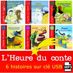 USB KEY: "TALE TIME" / 6 children's CDs