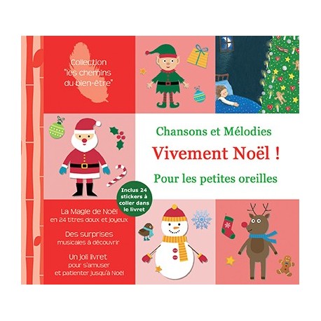 Vivement Noël !  (CD avec livret et autocollants - Gilles Diederichs)