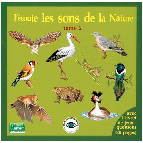 CD J'écoute les sons de la nature tome 2