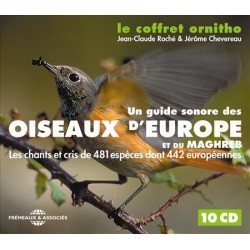 Coffret Ornitho : Oiseaux d'Europe et du Maghreb (10 CD)