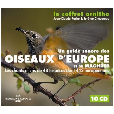 Coffret Ornitho : Oiseaux d'Europe et du Maghreb (10 CD)