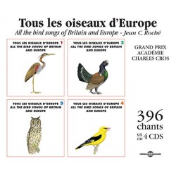 Tous les oiseaux d'Europe (Coffret 4 CD, Jean Roché)