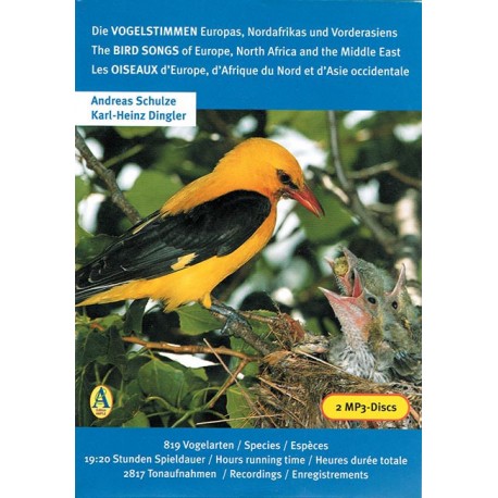 Coffret Oiseaux d'Europe (2 CD MP3)