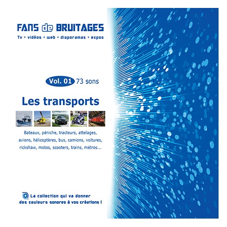 CD Fans de Bruitages Vol 01 - Les transports