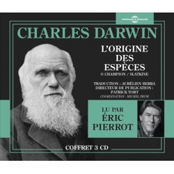 L'origine des espèces - Charles Darwin (Coffret 3 CD)