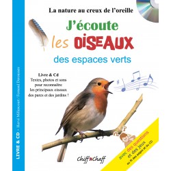 J'écoute les Oiseaux des espaces verts (LIVRE+CD)