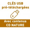 CLÉS USB AVEC "CD NATURE"